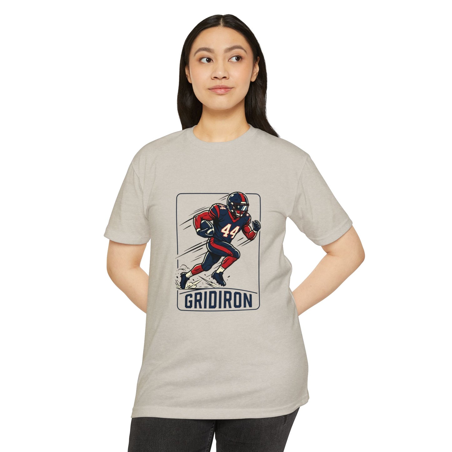 Camiseta Gráfica de Jogador de Futebol Americano