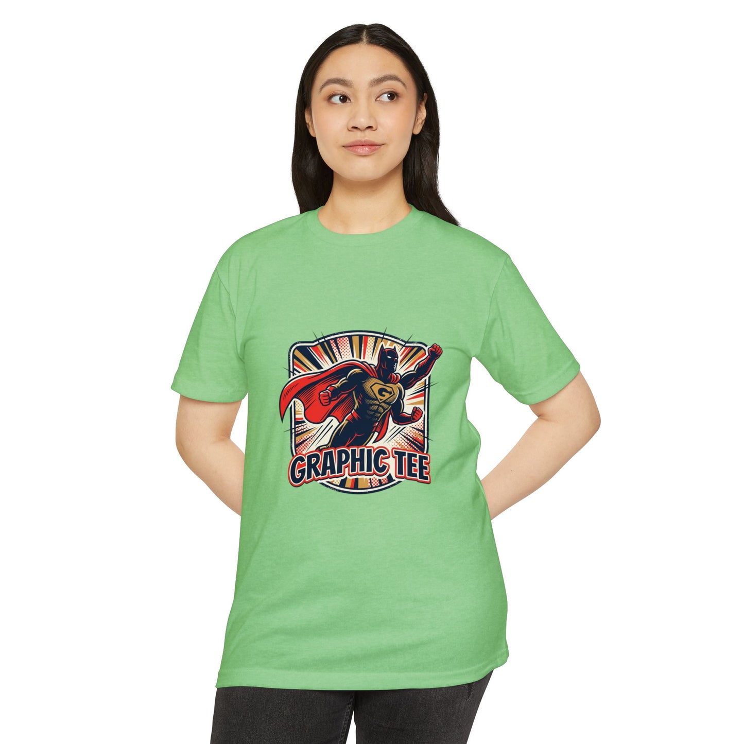 Retro Superhero Graphic Tee — Vintage Comic T-Shirt