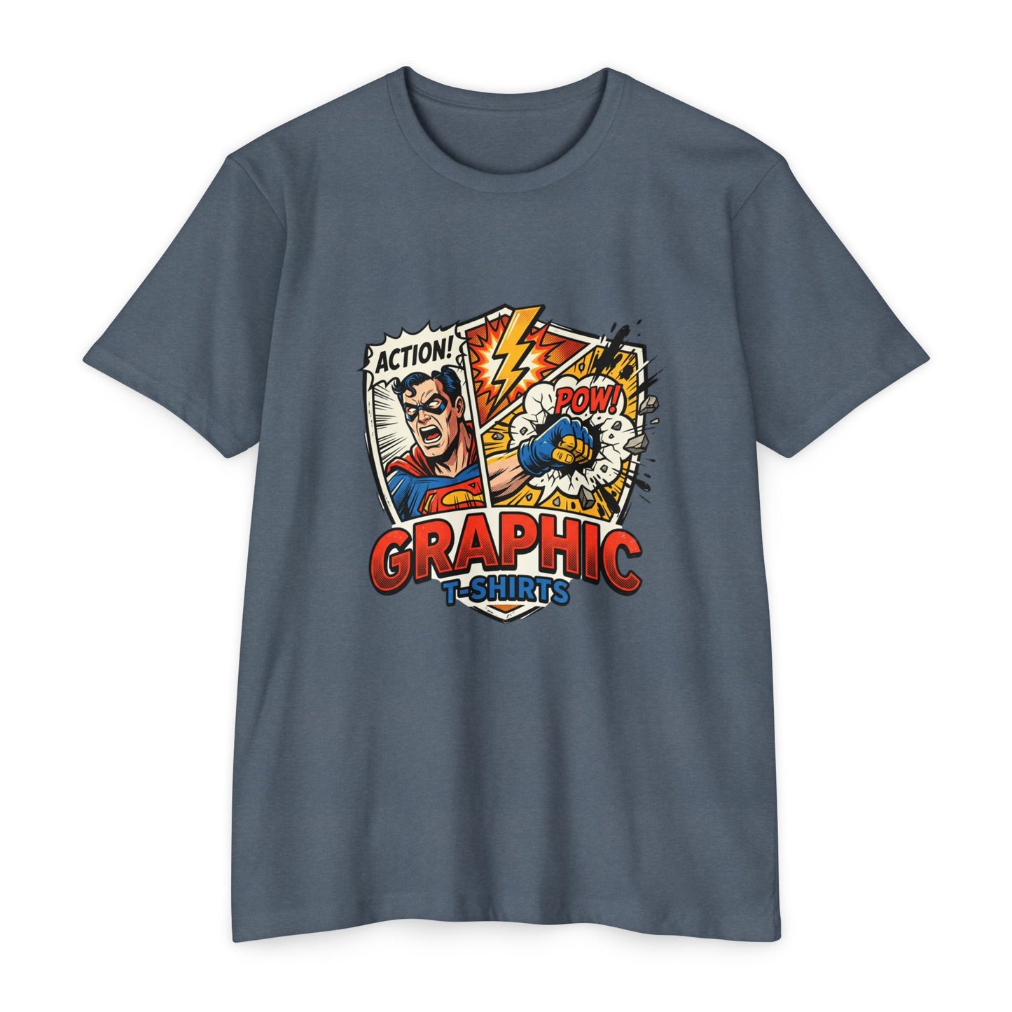 Action! POW Vintage Comic Pop Art T-Shirt