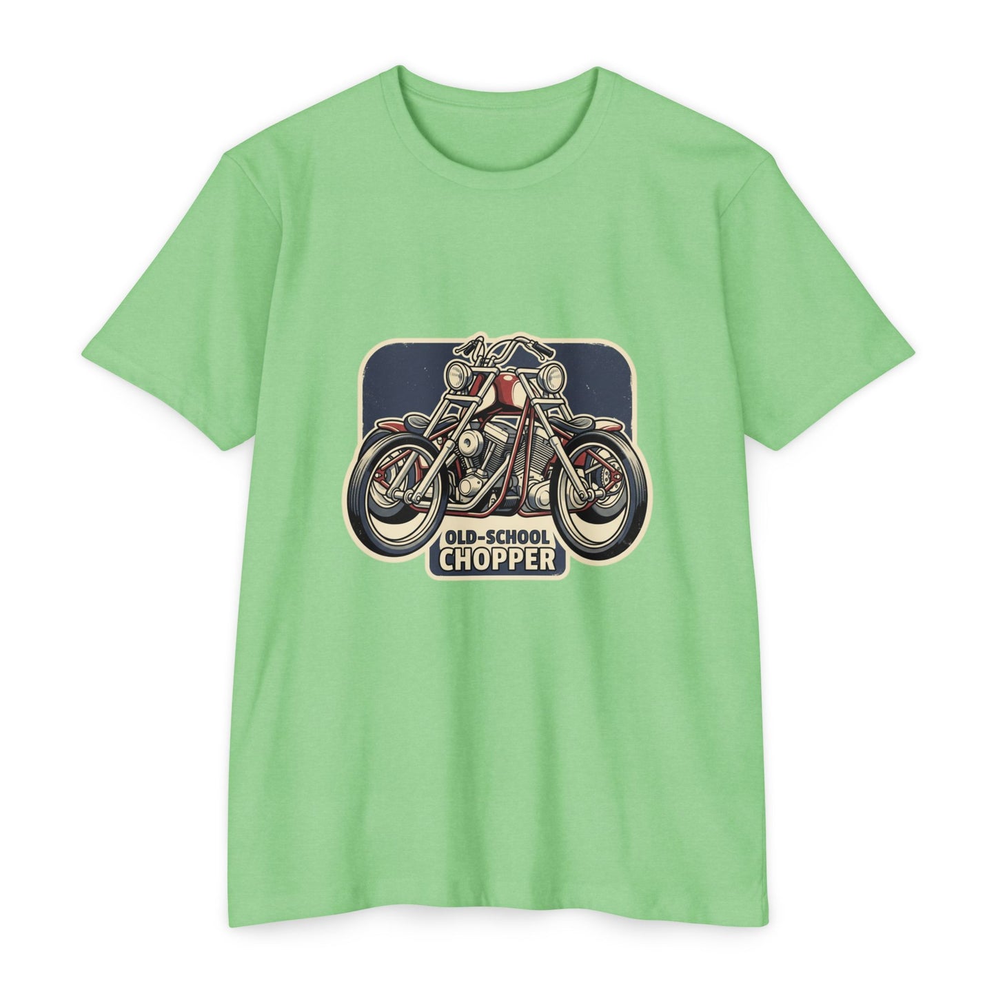 Old-School Chopper Motorcycle T-Shirt — Vintage Biker Tee