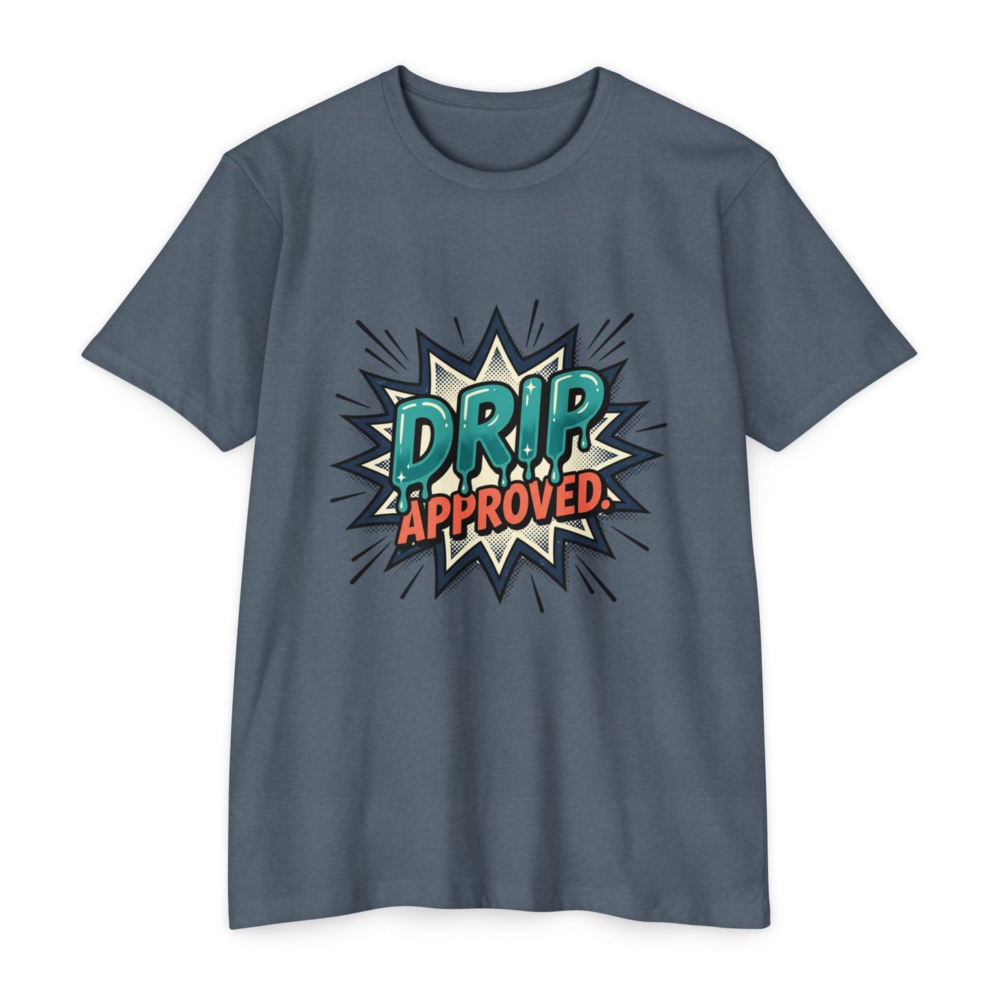 Drip Approved Retro Comic Pop Art T-Shirt