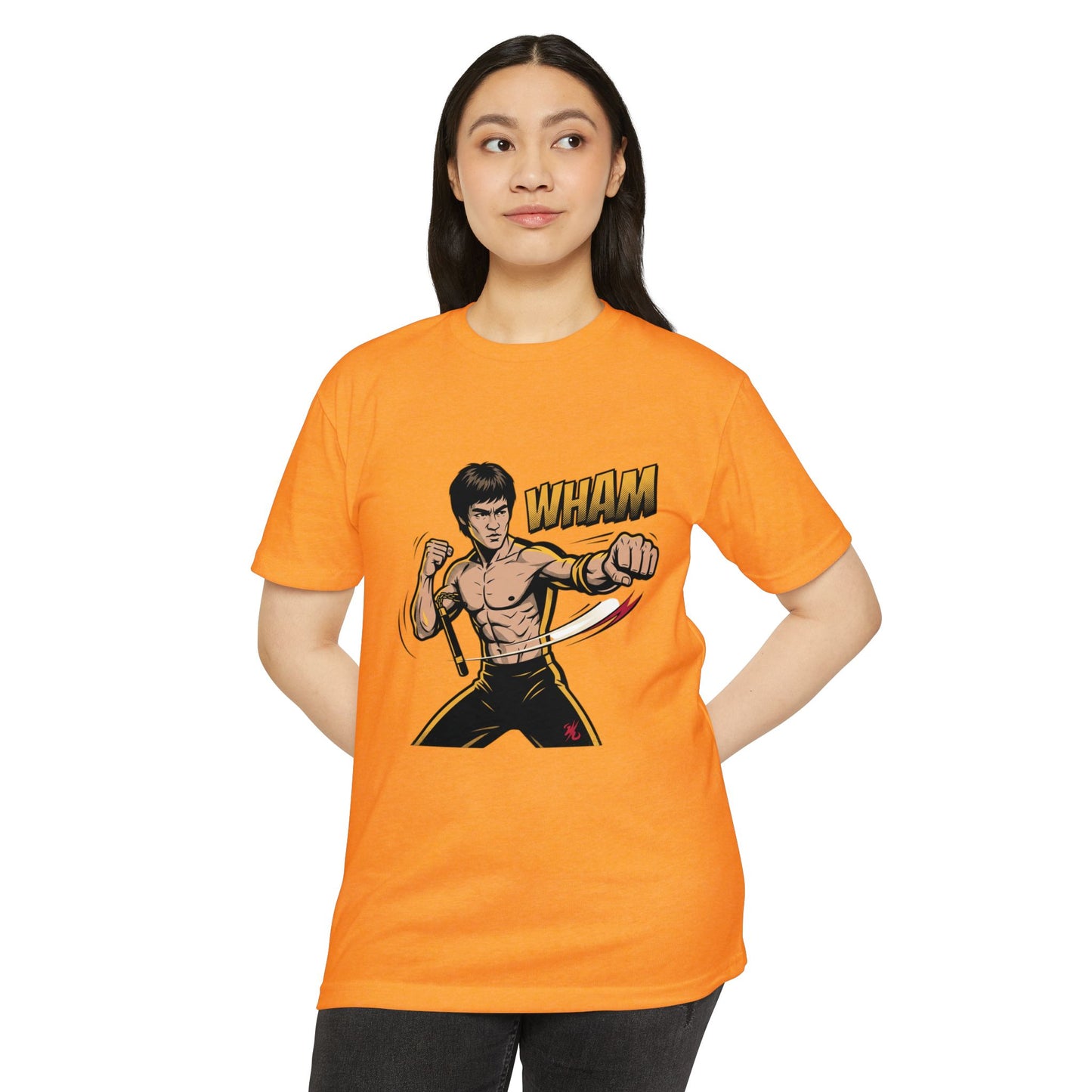 Camiseta gráfica de artes marciales — Camiseta de luchador estilo Bruce 'WHAM'