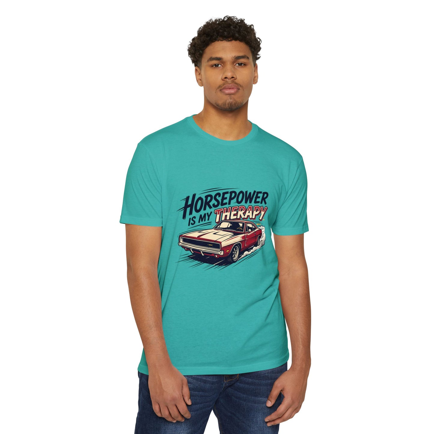 Horsepower Is My Therapy T-Shirt — Racing & Car Enthusiast Tee