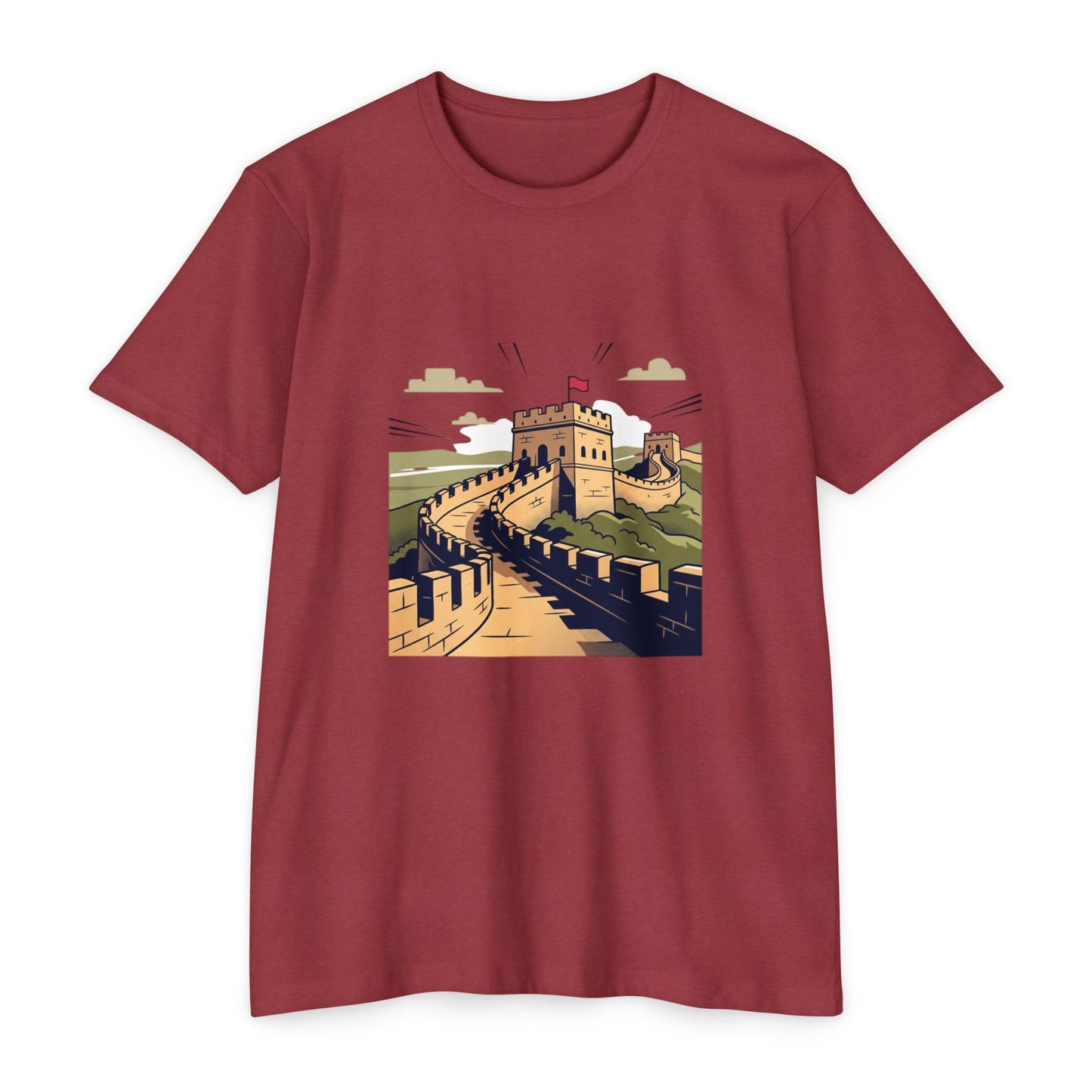 Great Wall Scenic Vintage Travel T-Shirt