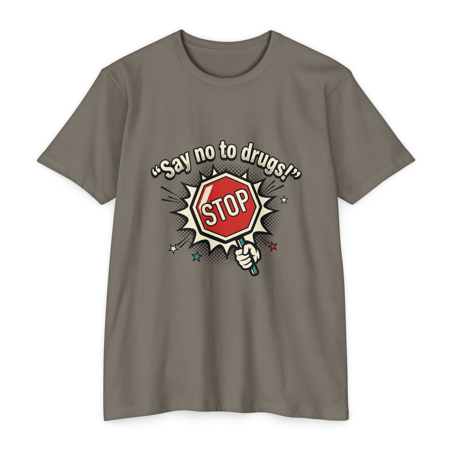 Say No to Drugs Stop Sign T-Shirt