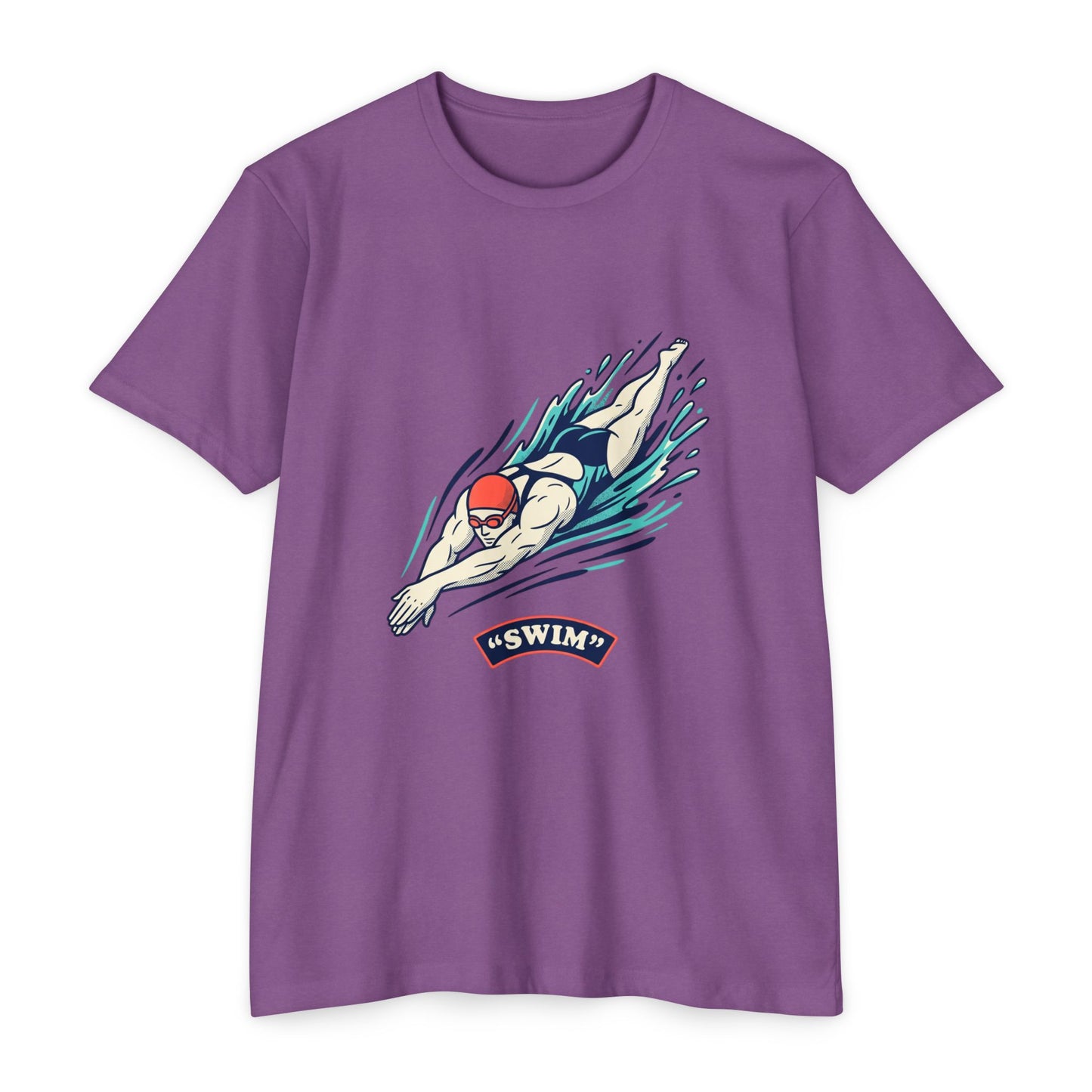Swimmer Dive T-Shirt — "Swim" Graphic Athletic Tee