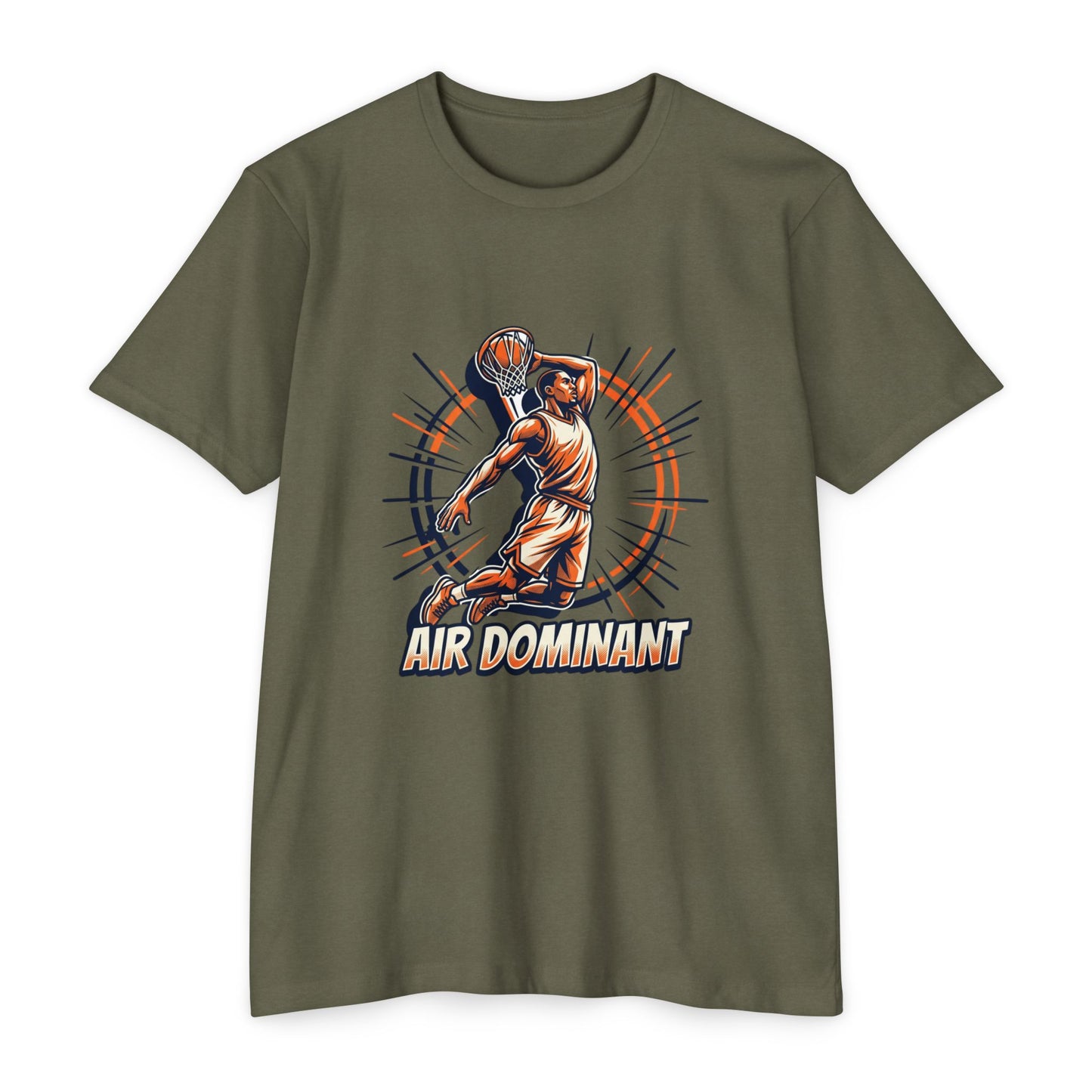 Air Dominant Basketball T-Shirt — Slam Dunk Player Graphic Tee