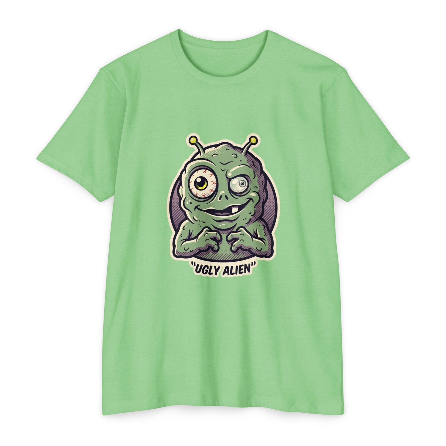 Funny Ugly Alien T-Shirt — Cartoon Graphic Tee