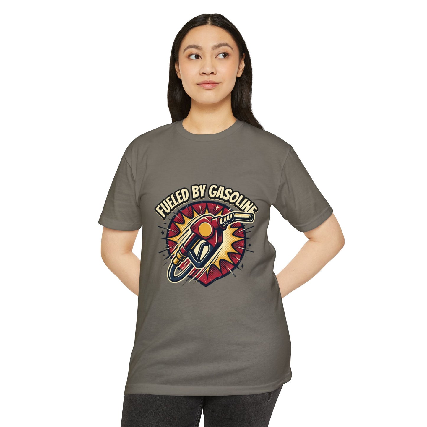 Fueled By Gasoline Retro Gas Pump T-Shirt