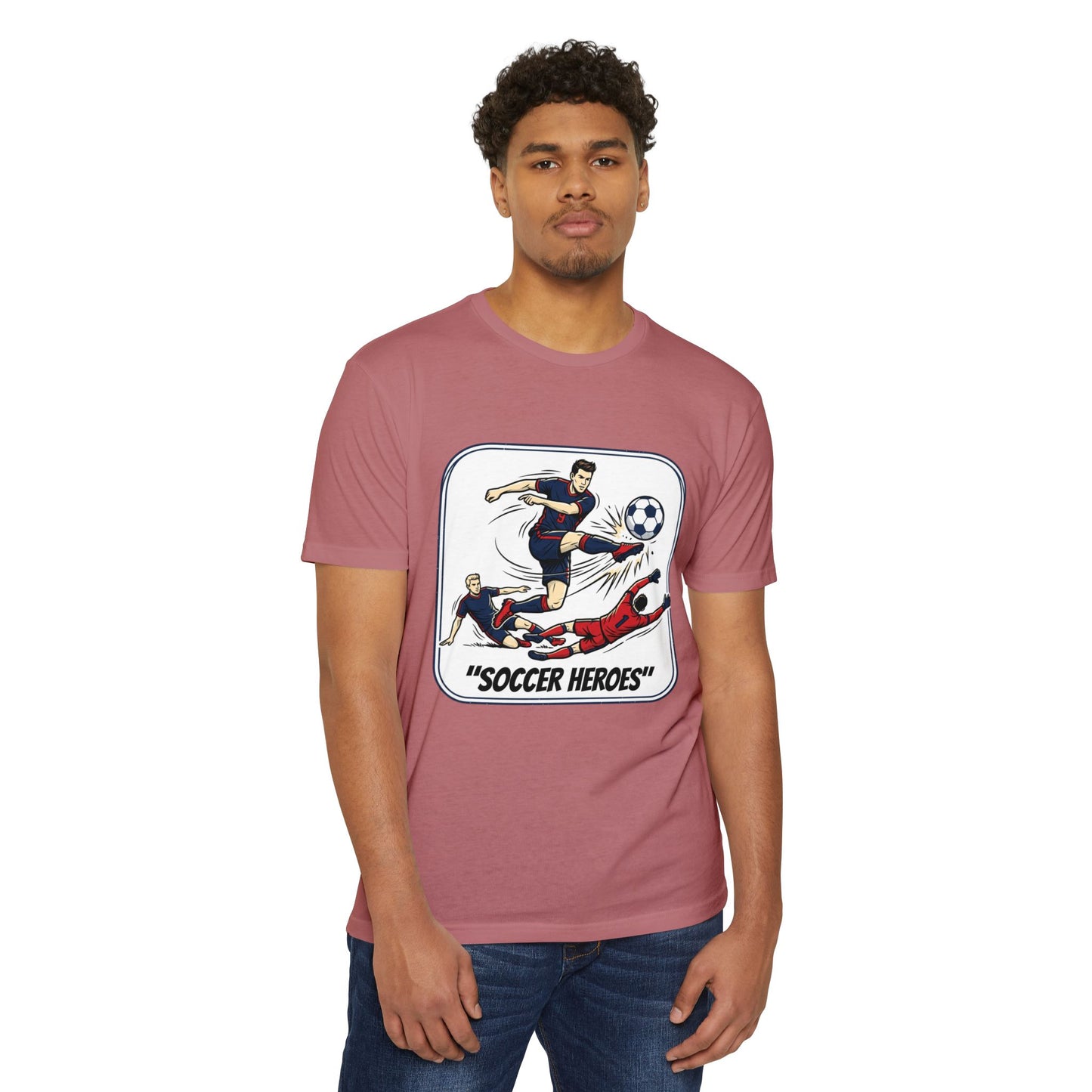 Soccer Heroes T-Shirt — Vintage Comic Soccer Graphic Tee