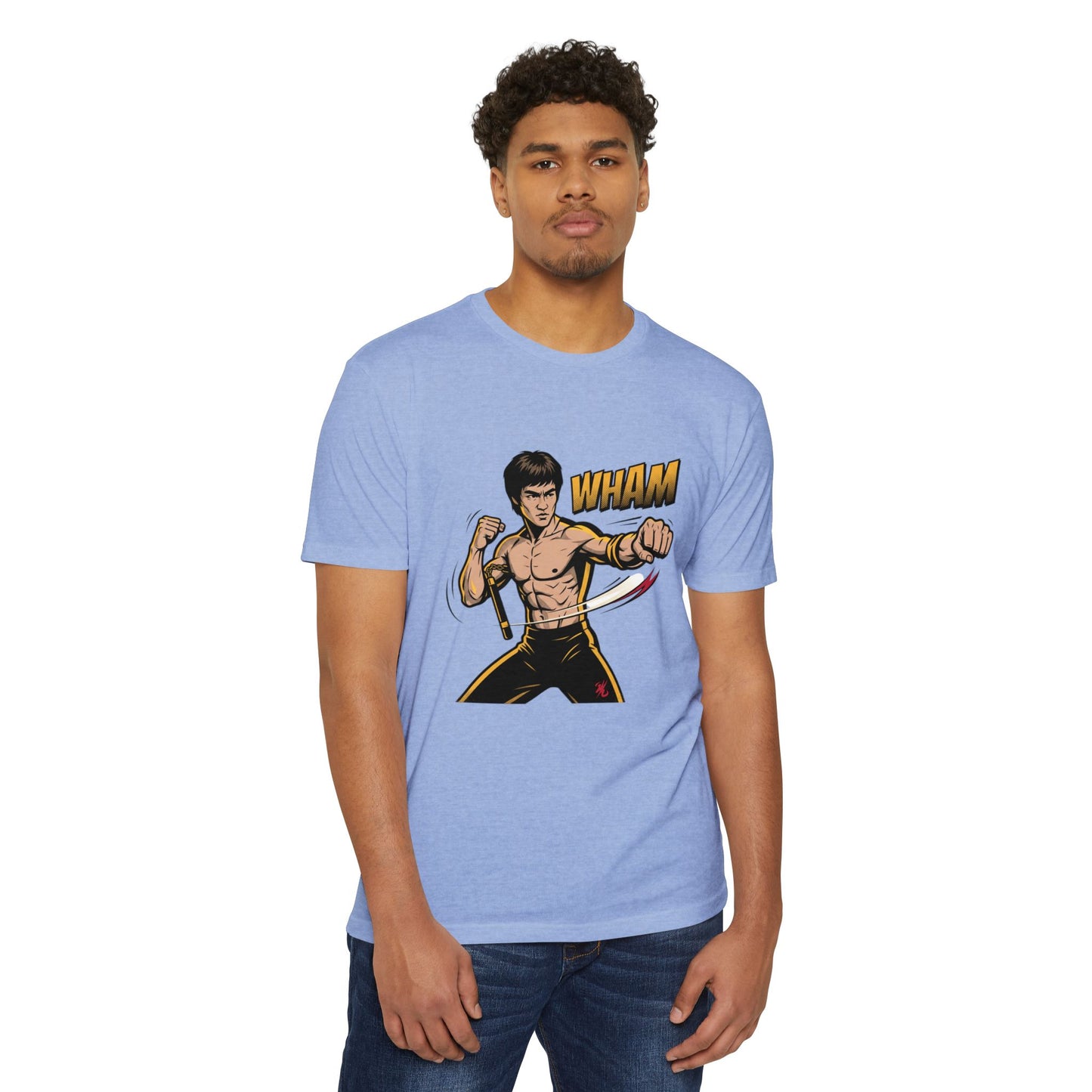 Camiseta gráfica de artes marciales — Camiseta de luchador estilo Bruce 'WHAM'