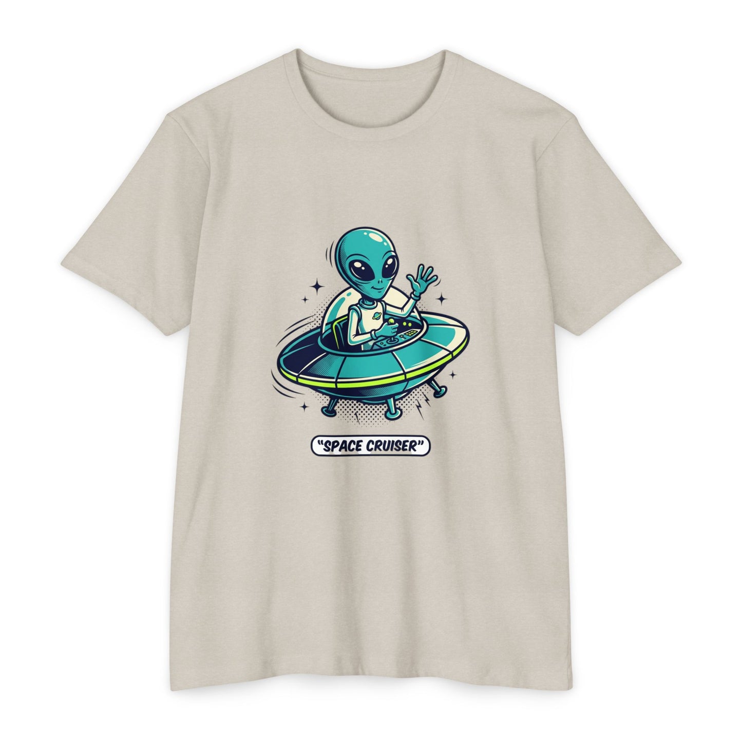 Space Cruiser Alien UFO T‑Shirt — Sci‑Fi Graphic Tee