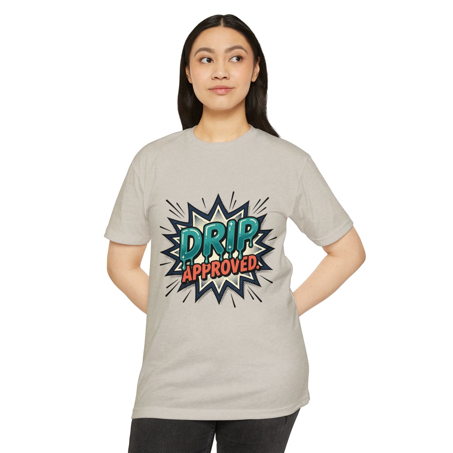 Drip Approved Retro Comic Pop Art T-Shirt