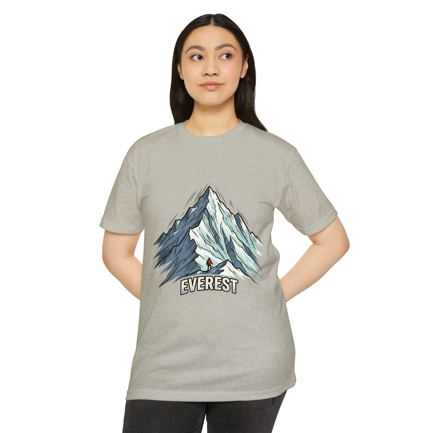 Everest Mountain Graphic T-Shirt — Adventure Climber Tee
