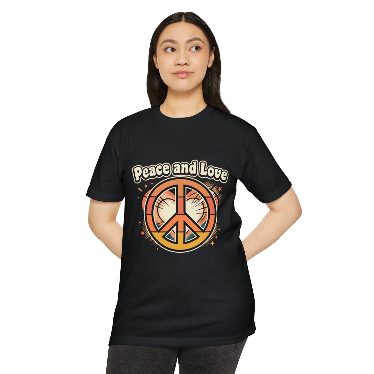 Peace and Love Vintage Peace Sign T-Shirt