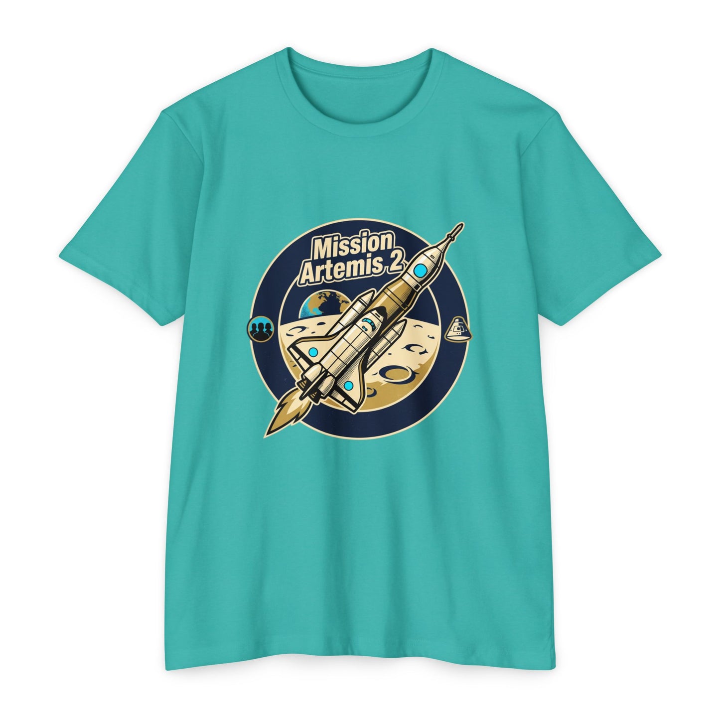 Mission Artemis II Retro Space T-Shirt — Artemis 2 Rocket Tee