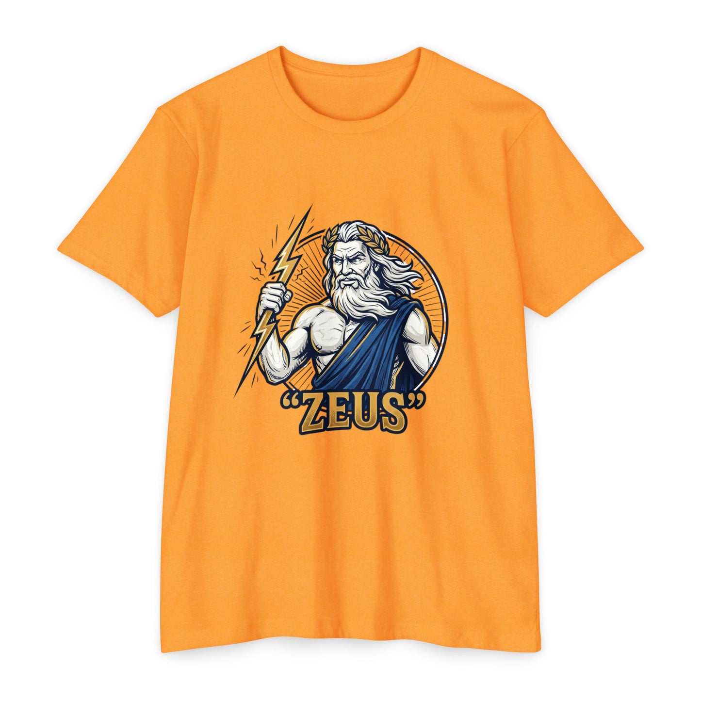 Zeus Lightning Graphic T‑Shirt — Mythology Greek God Tee