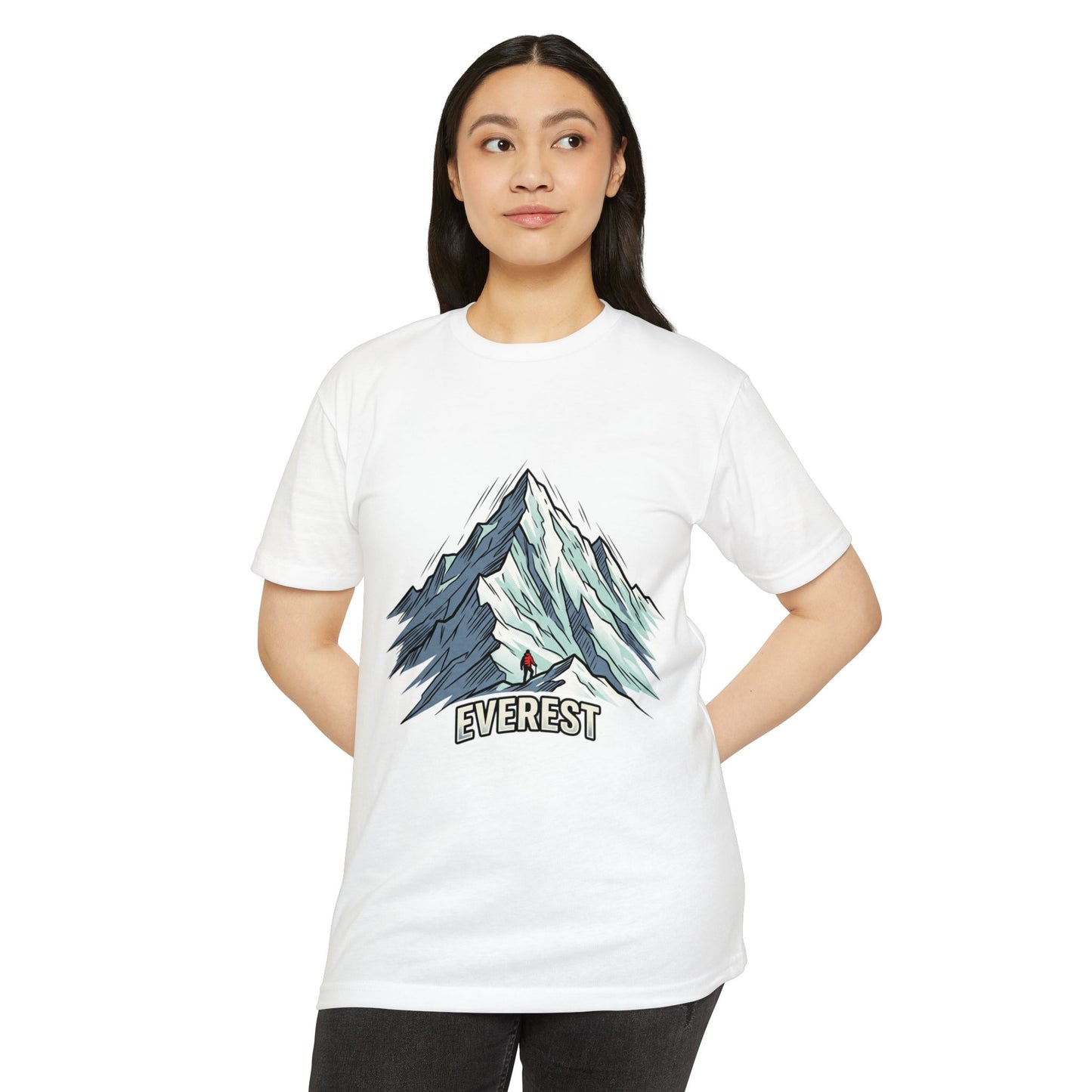Everest Mountain Graphic T-Shirt — Adventure Climber Tee