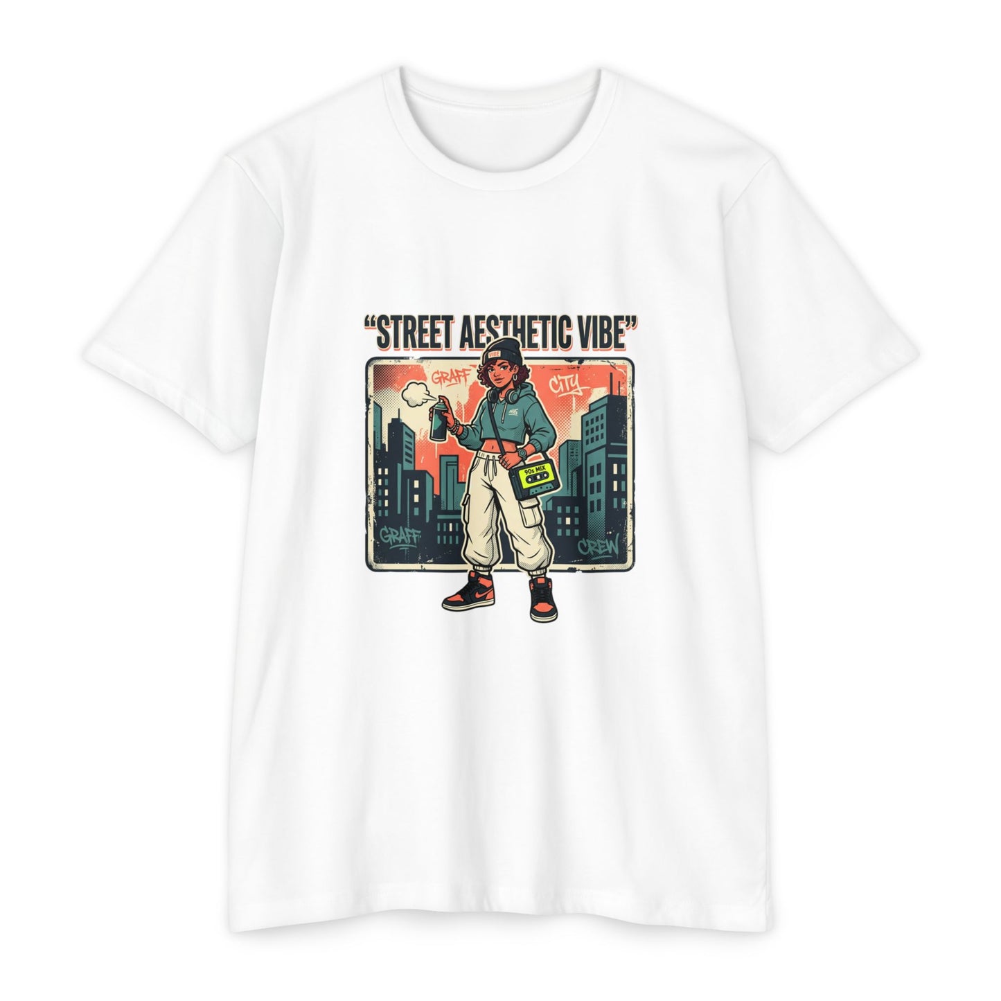 Street Aesthetic Vibe Graphic T-Shirt — Urban Skatewear Tee