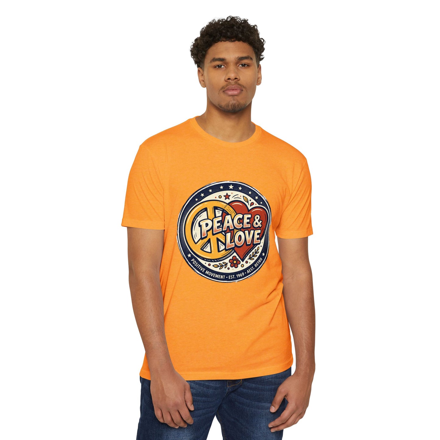 Peace & Love Retro Peace Sign T-Shirt