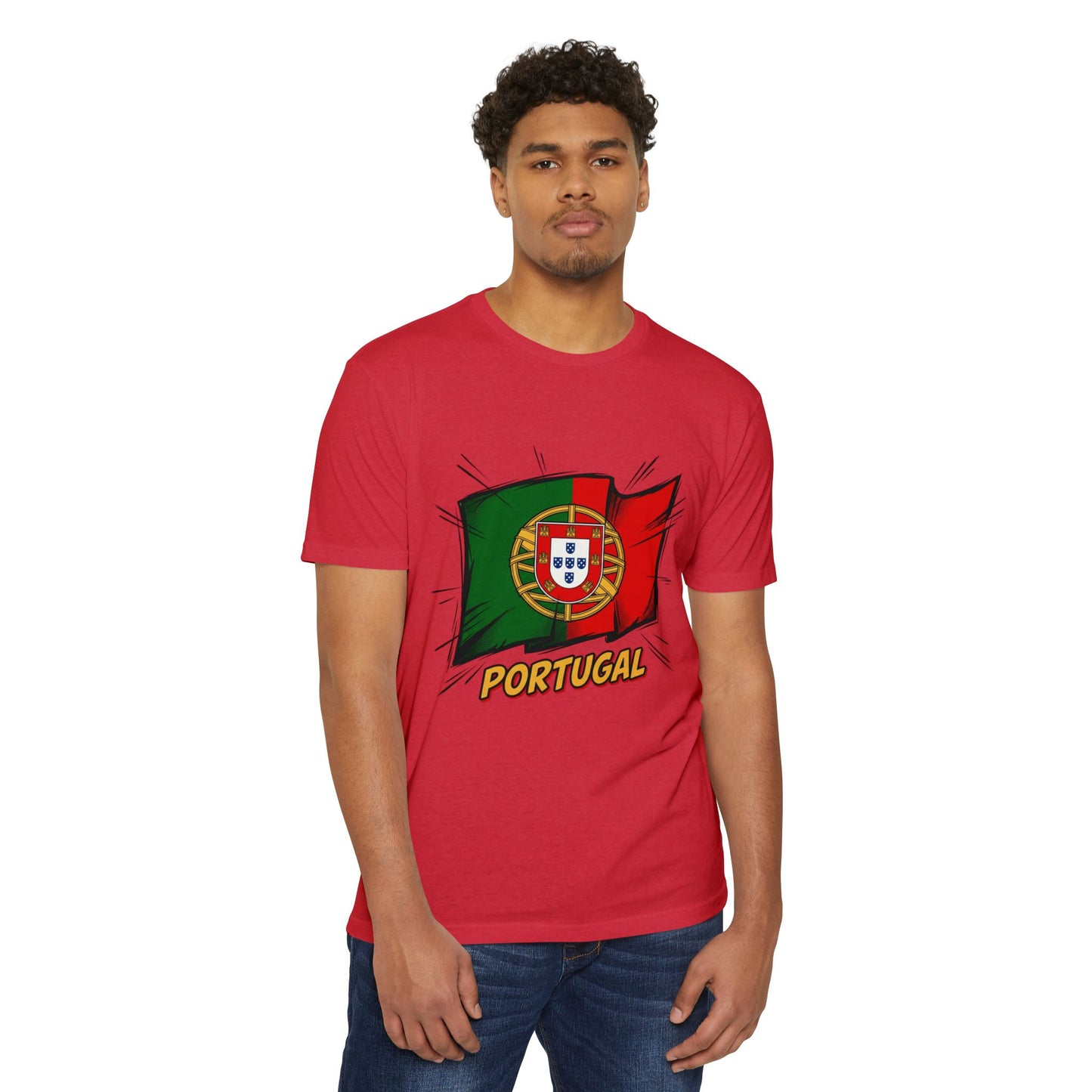 Portugal Flag Graphic T-Shirt — Vibrant Portuguese Pride Tee