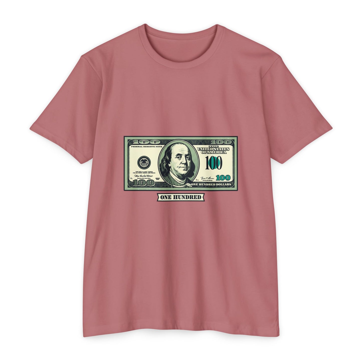 100 Dollar Bill Graphic T-Shirt — Money Print Tee