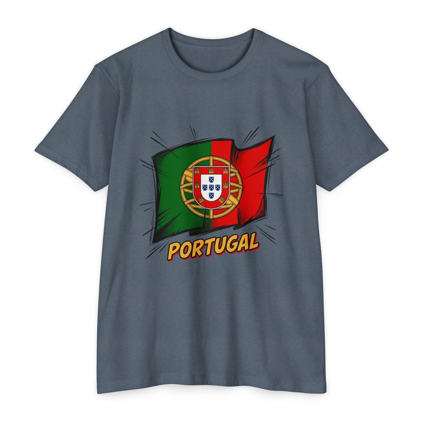 Portugal Flag Graphic T-Shirt — Vibrant Portuguese Pride Tee