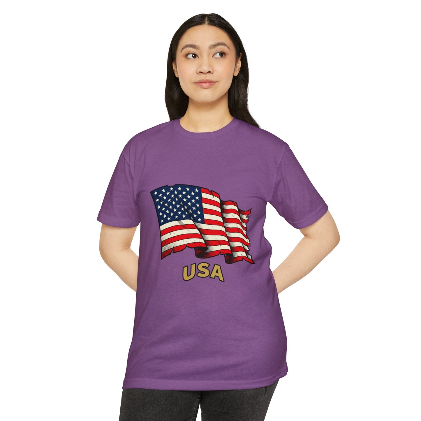 Vintage American Flag T-Shirt — USA Flag Graphic Tee