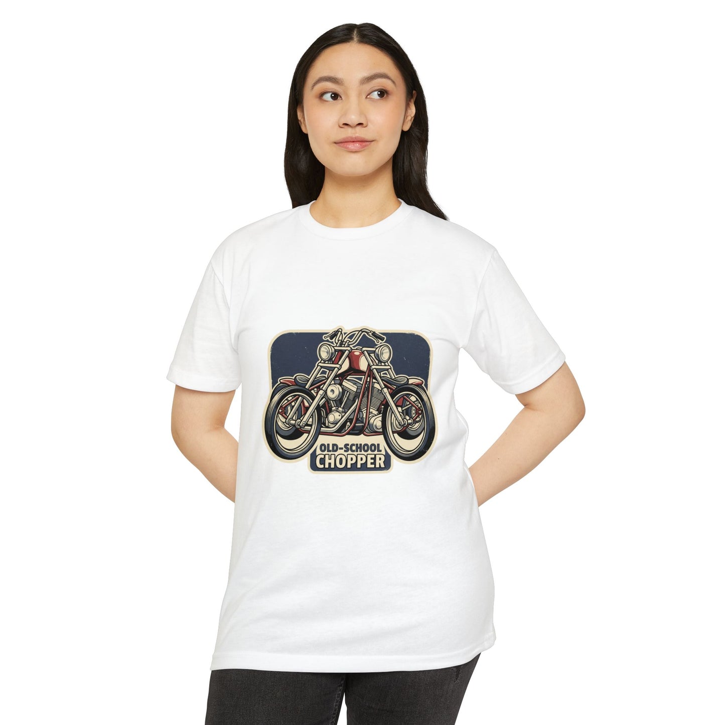 Old-School Chopper Motorcycle T-Shirt — Vintage Biker Tee