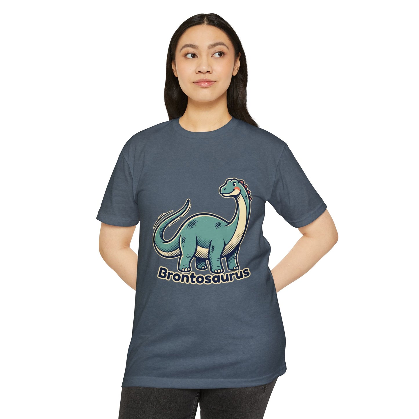 Brontosaurus Cute Dinosaur T-Shirt — Cute Dino Tee for Kids & Adults