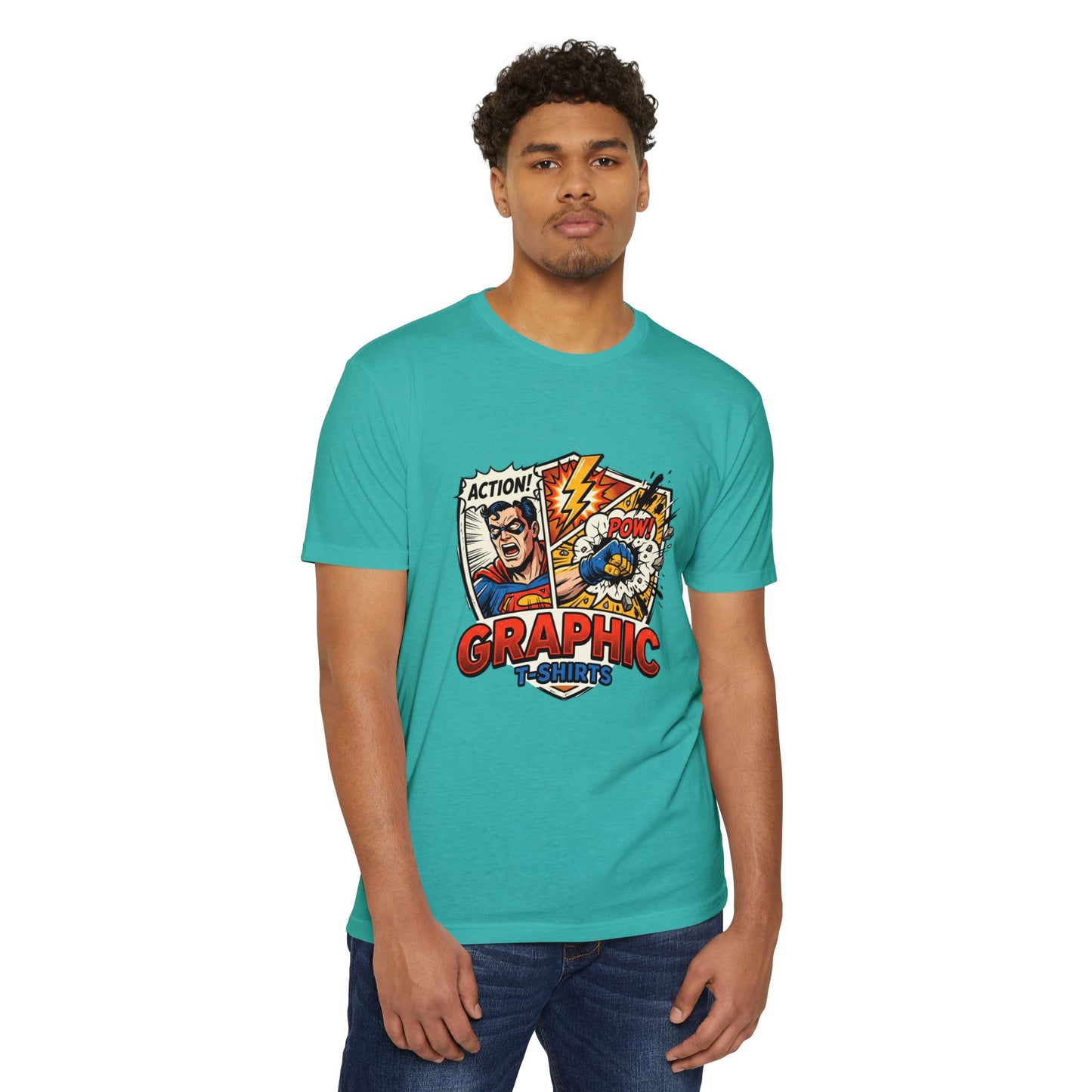 Action! POW Vintage Comic Pop Art T-Shirt
