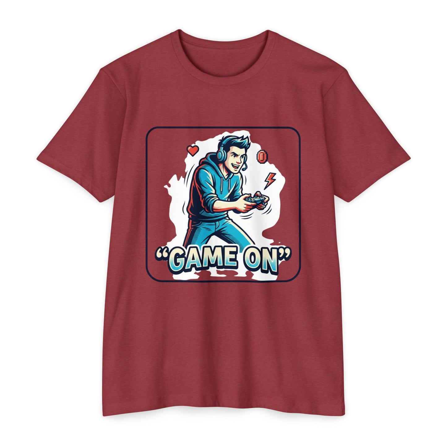 Game On Retro Controller T-Shirt — Gamer Graphic Tee
