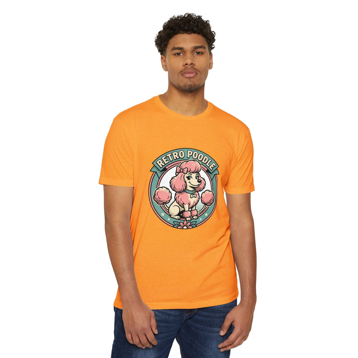 Retro Poodle T-Shirt — Vintage Cute Dog Graphic Tee