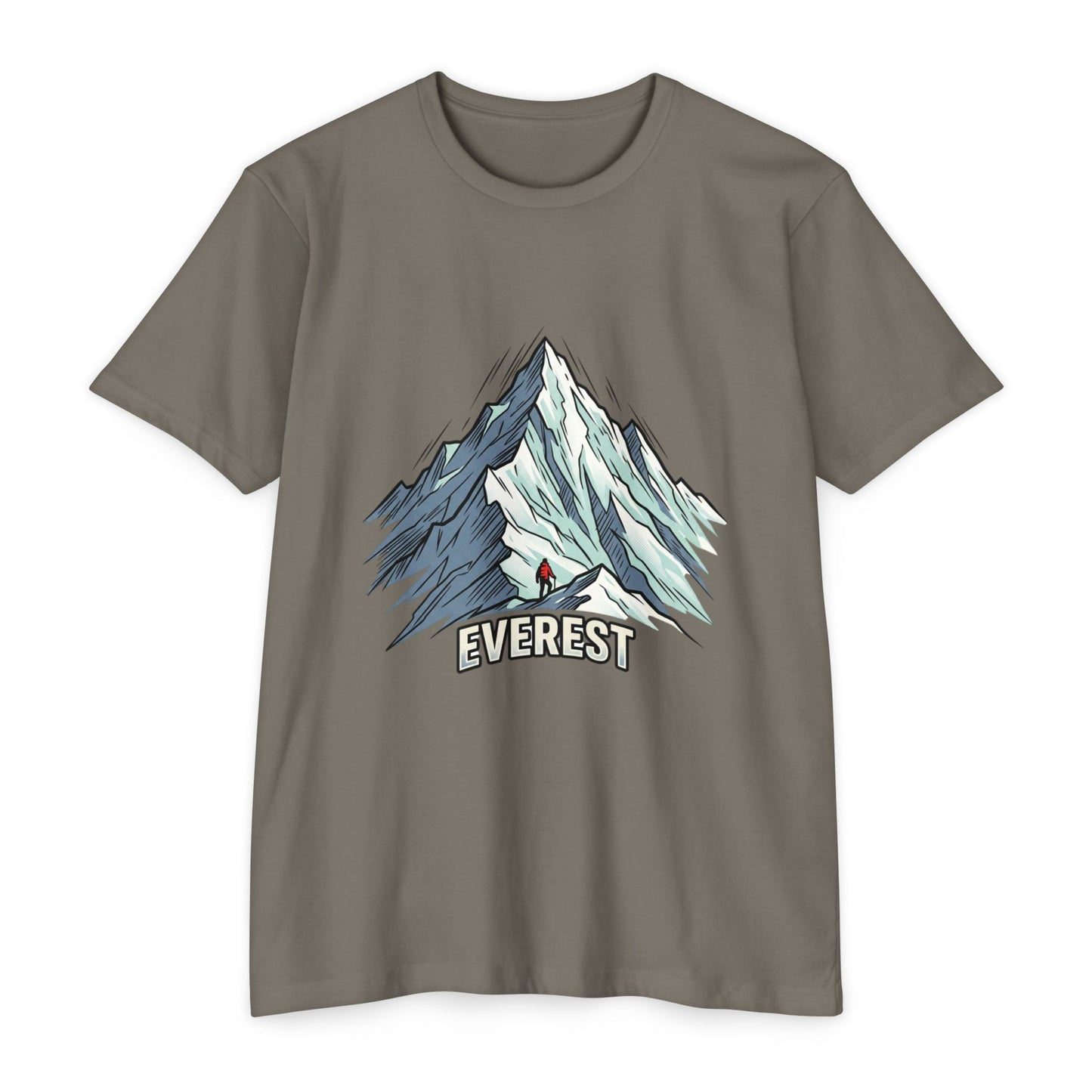 Everest Mountain Graphic T-Shirt — Adventure Climber Tee