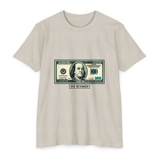 100 Dollar Bill Graphic T-Shirt — Money Print Tee