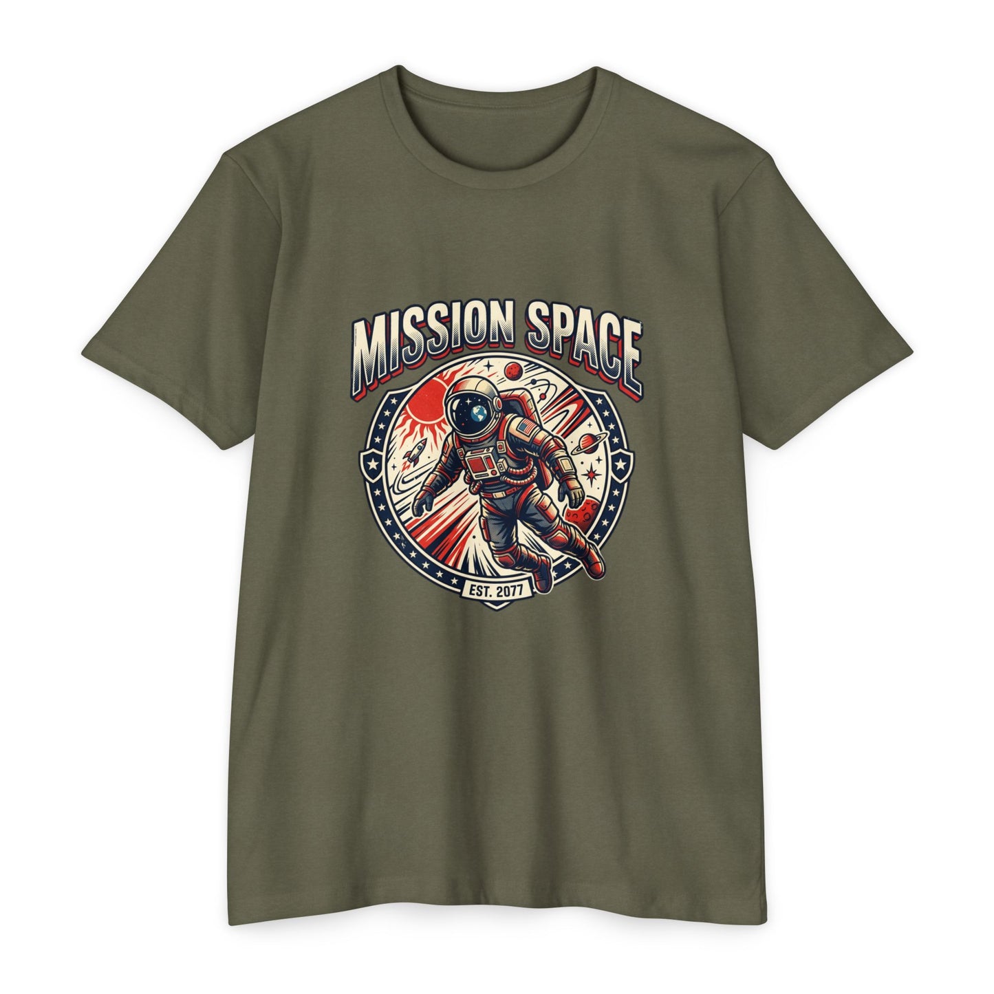 Mission Space Astronaut Vintage Space Exploration T-Shirt