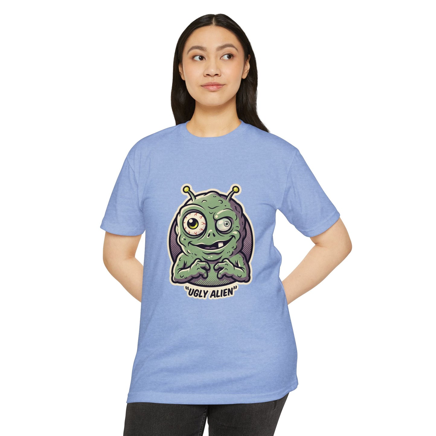 Funny Ugly Alien T-Shirt — Cartoon Graphic Tee