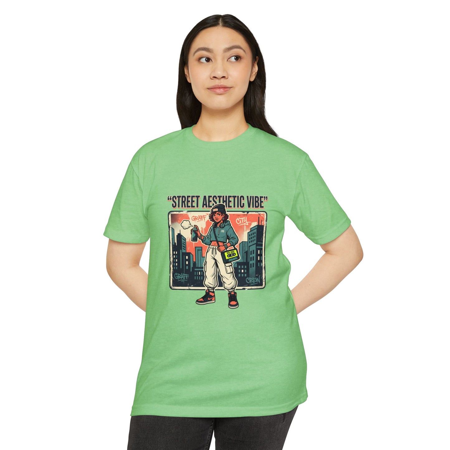 Street Aesthetic Vibe Graphic T-Shirt — Urban Skatewear Tee
