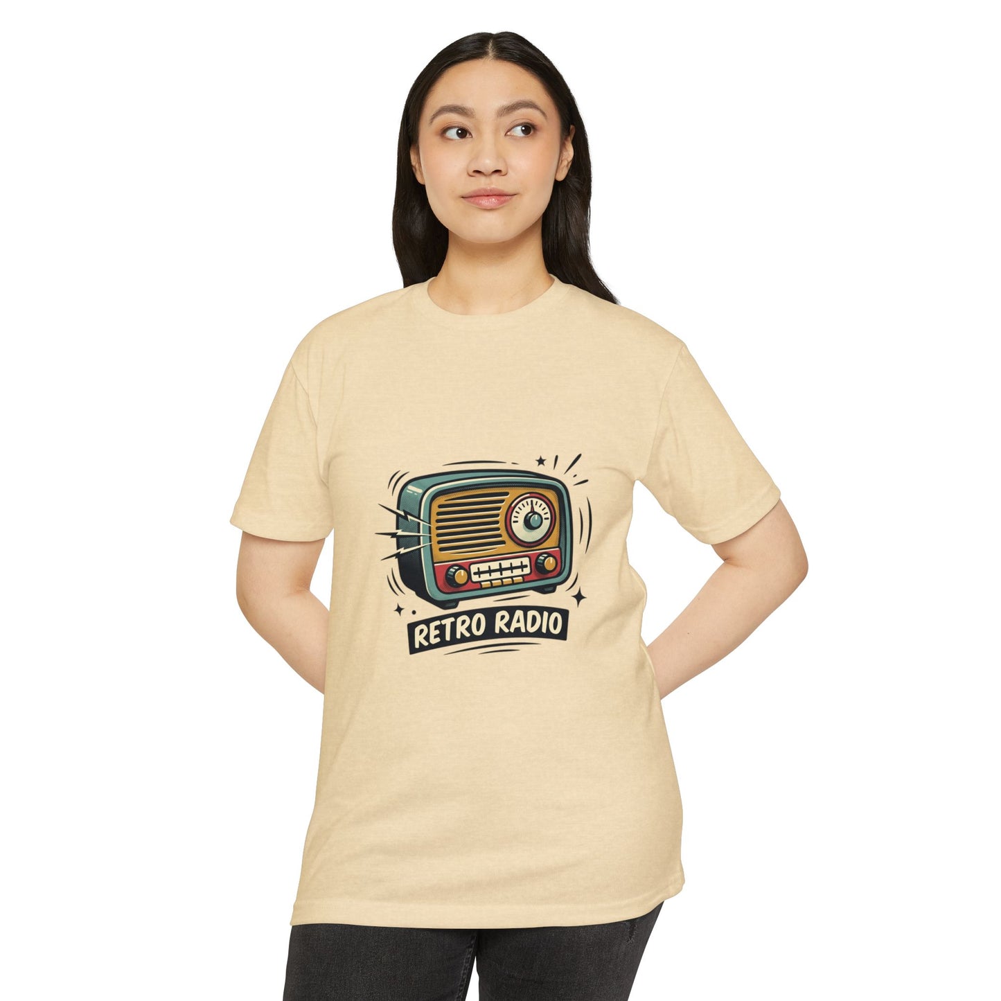 Retro Radio T-Shirt — Vintage Music Graphic Tee
