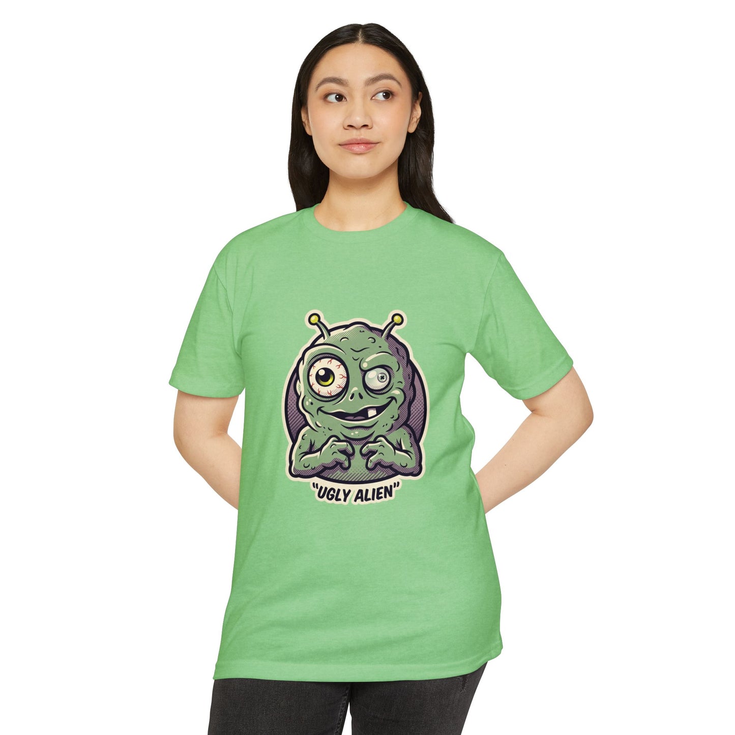 Funny Ugly Alien T-Shirt — Cartoon Graphic Tee