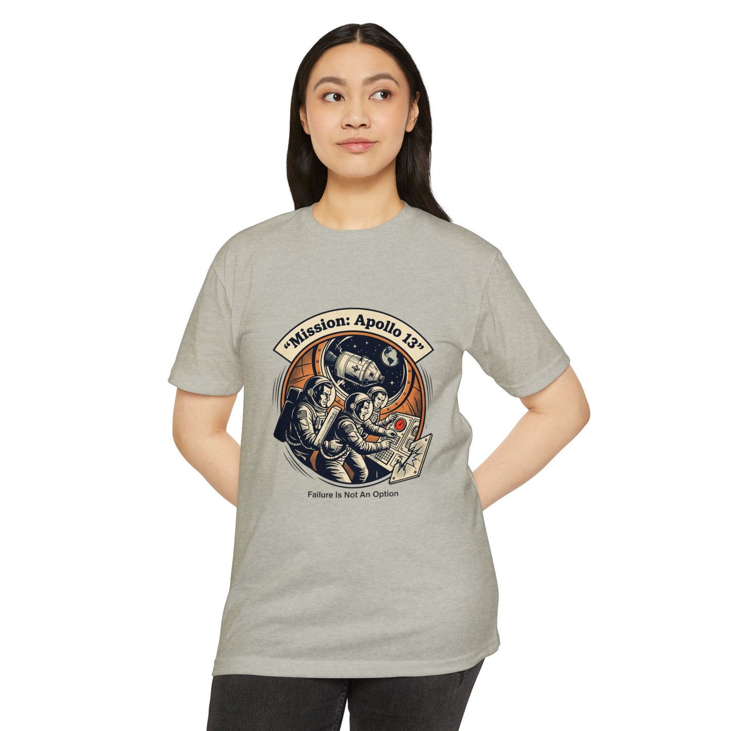 Apollo 13 Retro Space T-Shirt — "Mission: Apollo 13" Astronaut Patch Tee