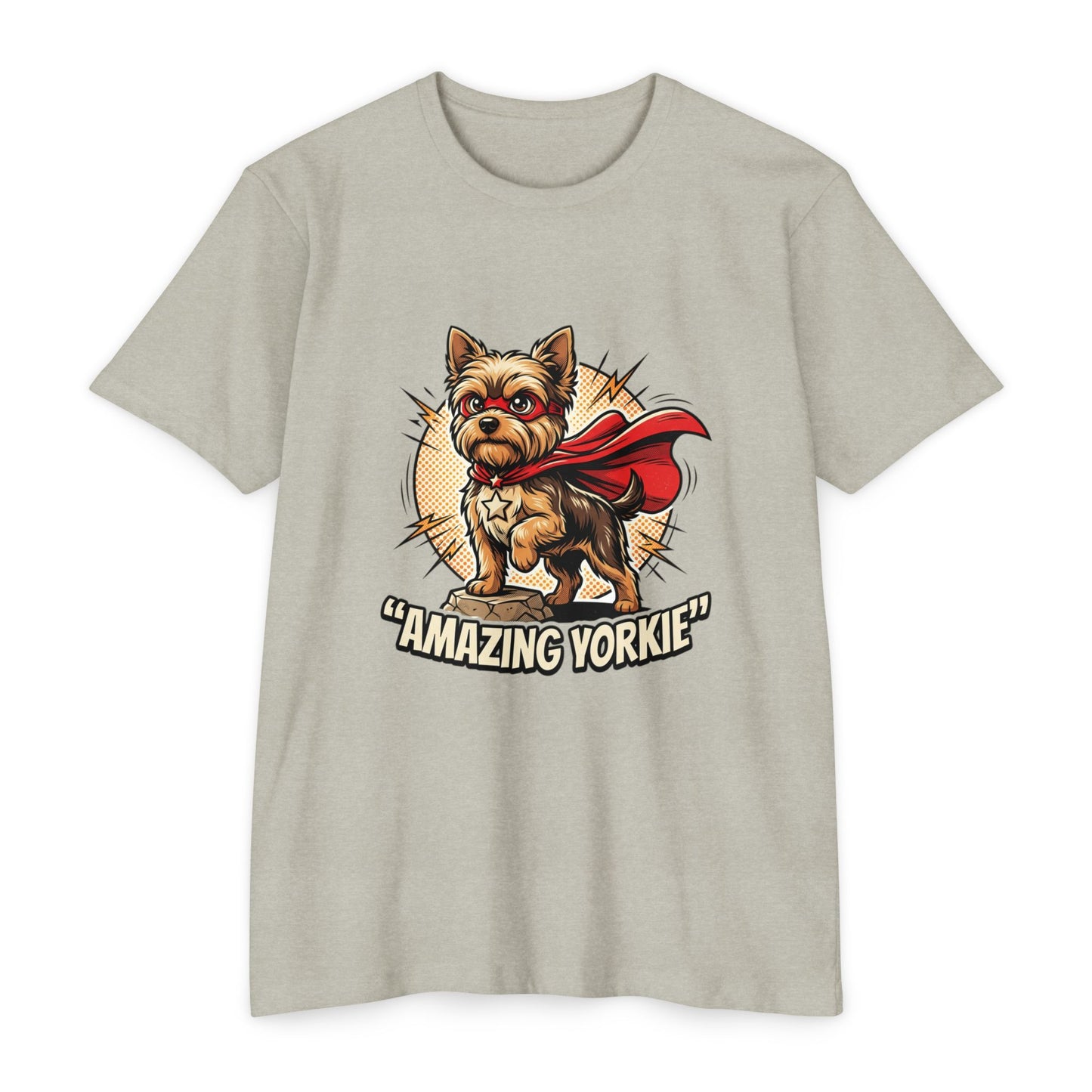 Yorkie Superhero T-Shirt — Cute Yorkshire Terrier Graphic Tee