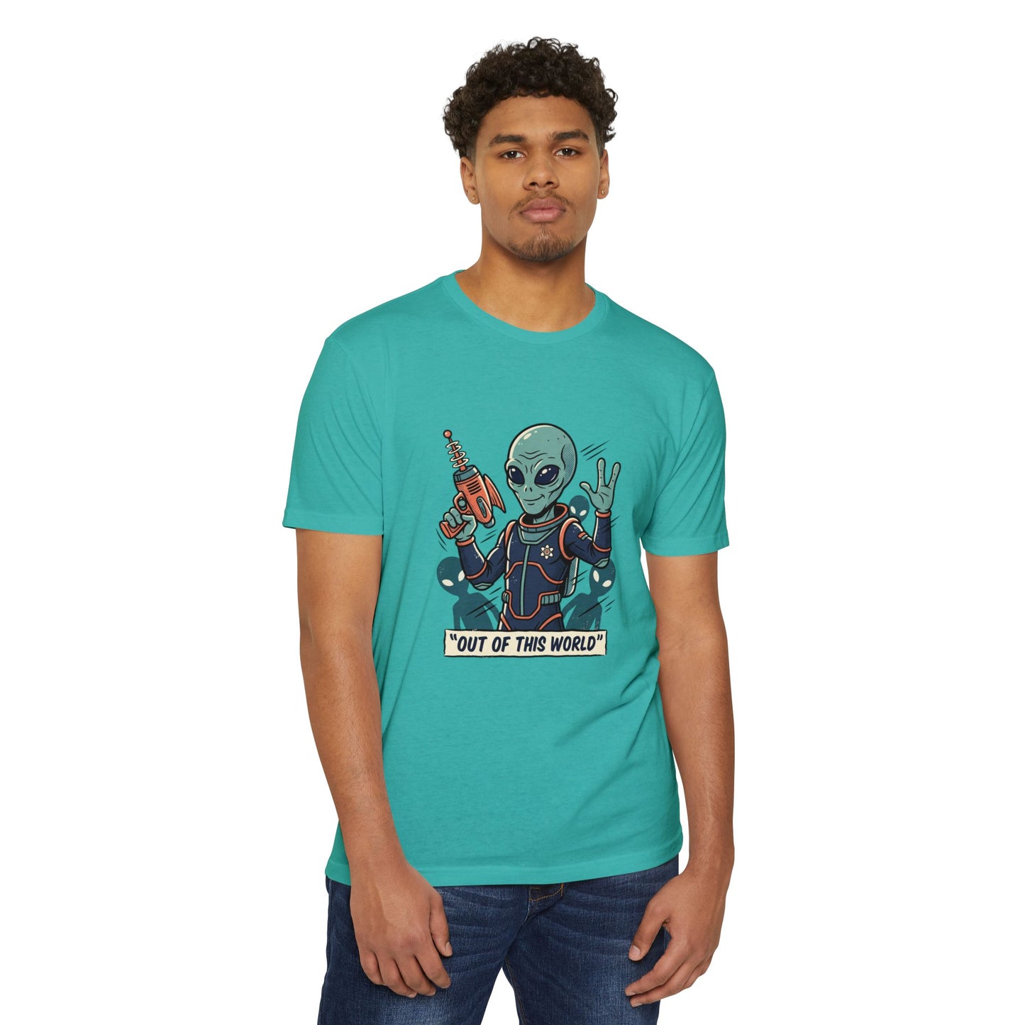 Alien Ray Gun T-Shirt — "Out of This World" Graphic Tee