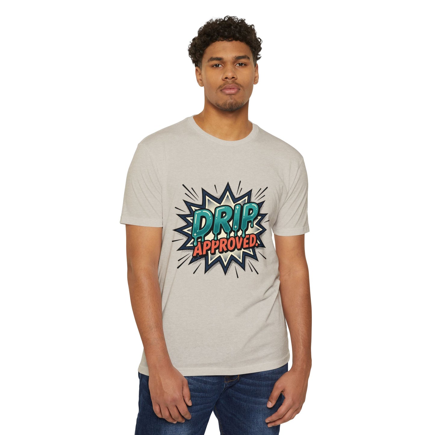 Drip Approved Retro Comic Pop Art T-Shirt