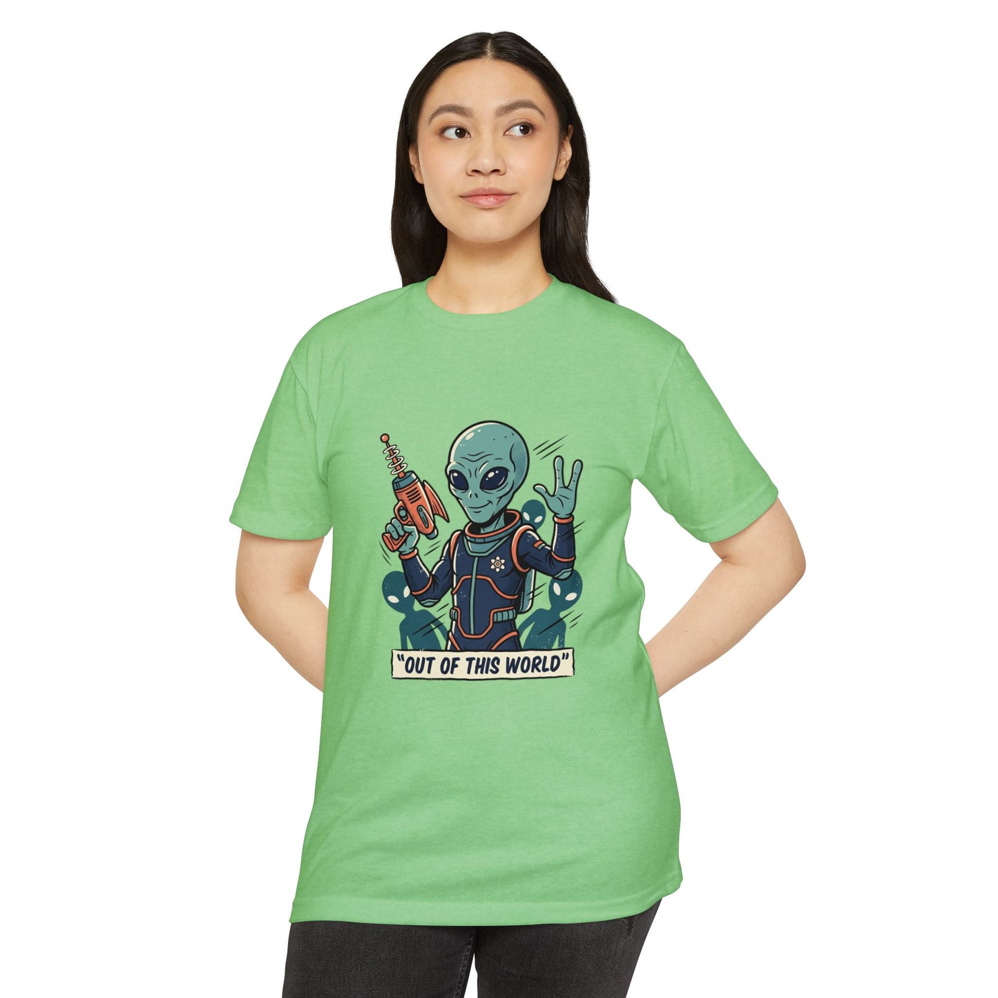 Alien Ray Gun T-Shirt — "Out of This World" Graphic Tee