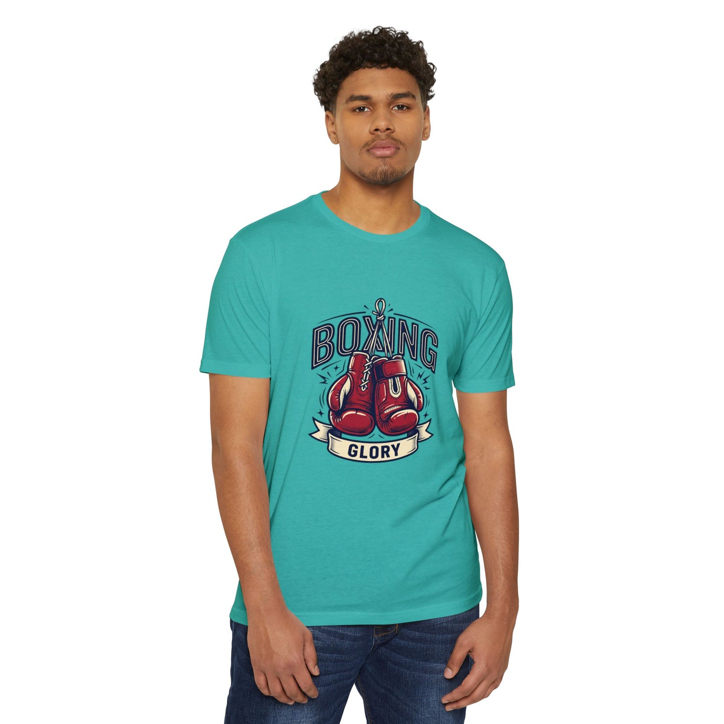 Boxing Glory T-Shirt – Vintage Red Gloves Graphic Tee