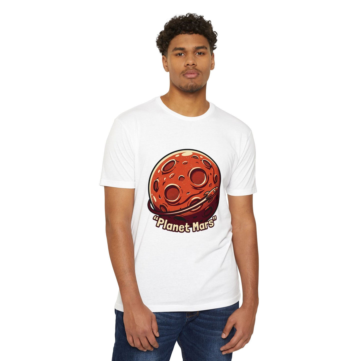 Retro Mars Graphic T-Shirt — Red Planet Tee