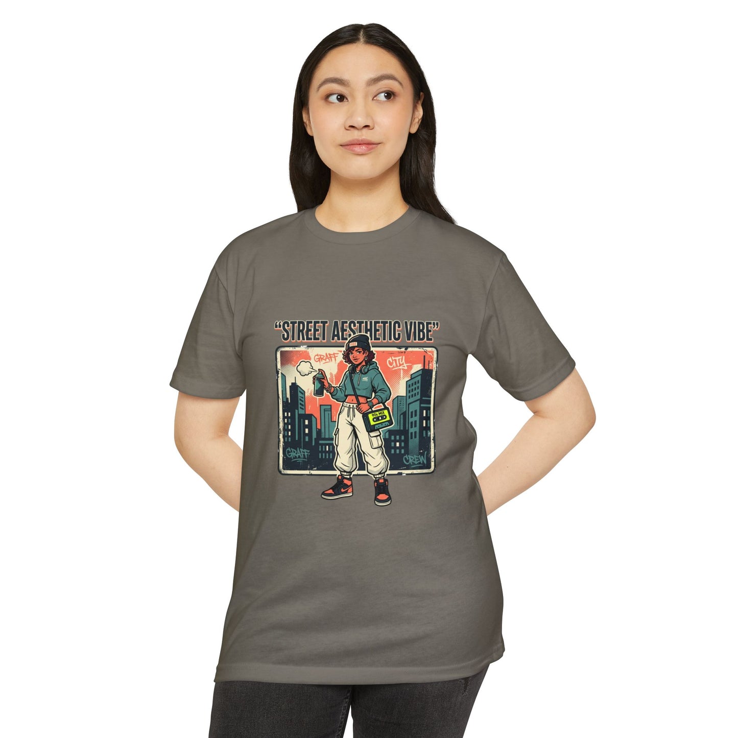 Street Aesthetic Vibe Graphic T-Shirt — Urban Skatewear Tee