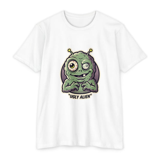 Funny Ugly Alien T-Shirt — Cartoon Graphic Tee