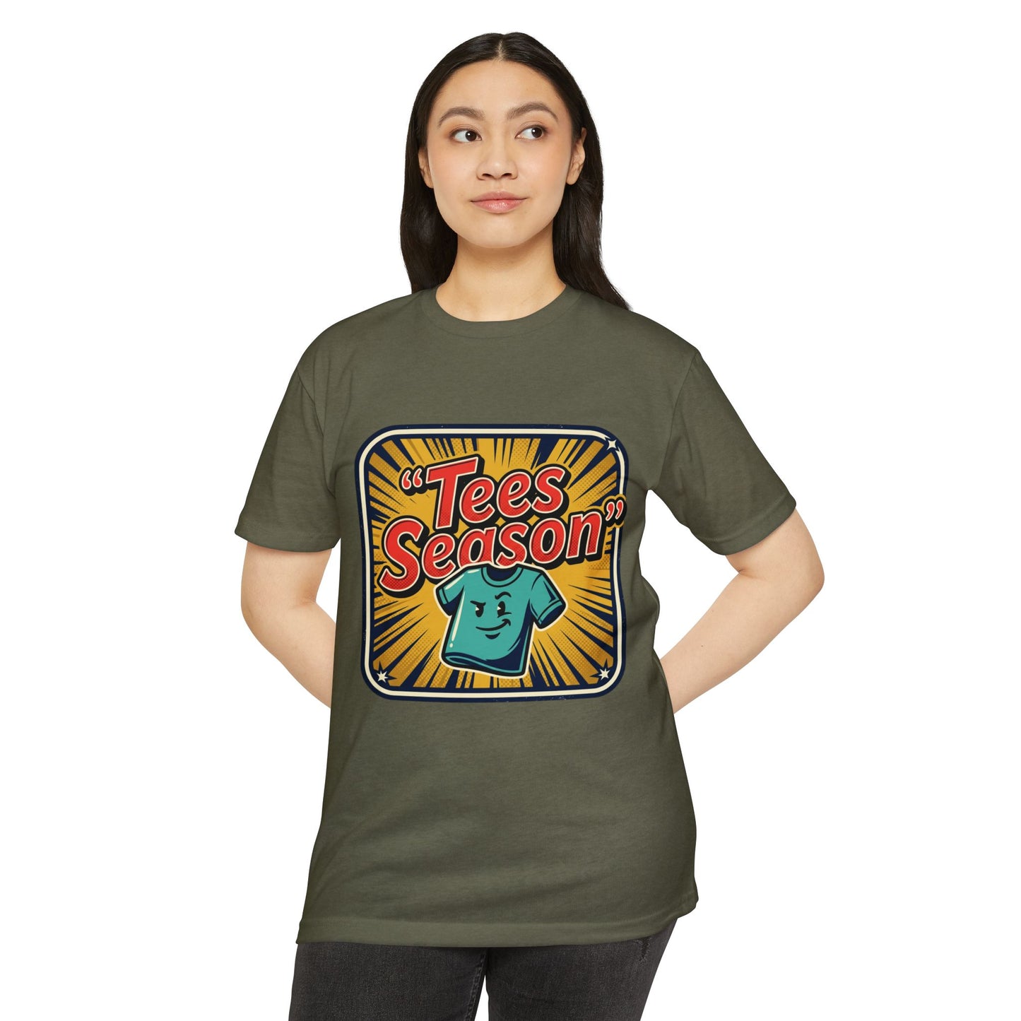 Retro Pop Art 'Tees Season' T-Shirt